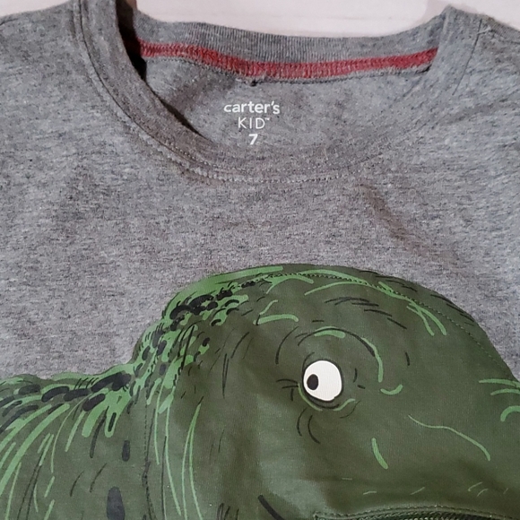 Carters boys Dino t-shirt sz 7 - Picture 3 of 4